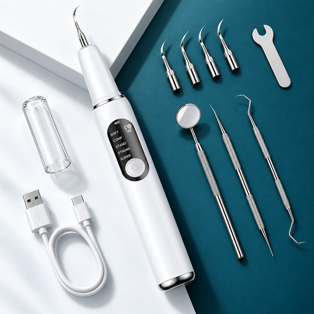 Electric Oral Cleaning Kit with LED Light