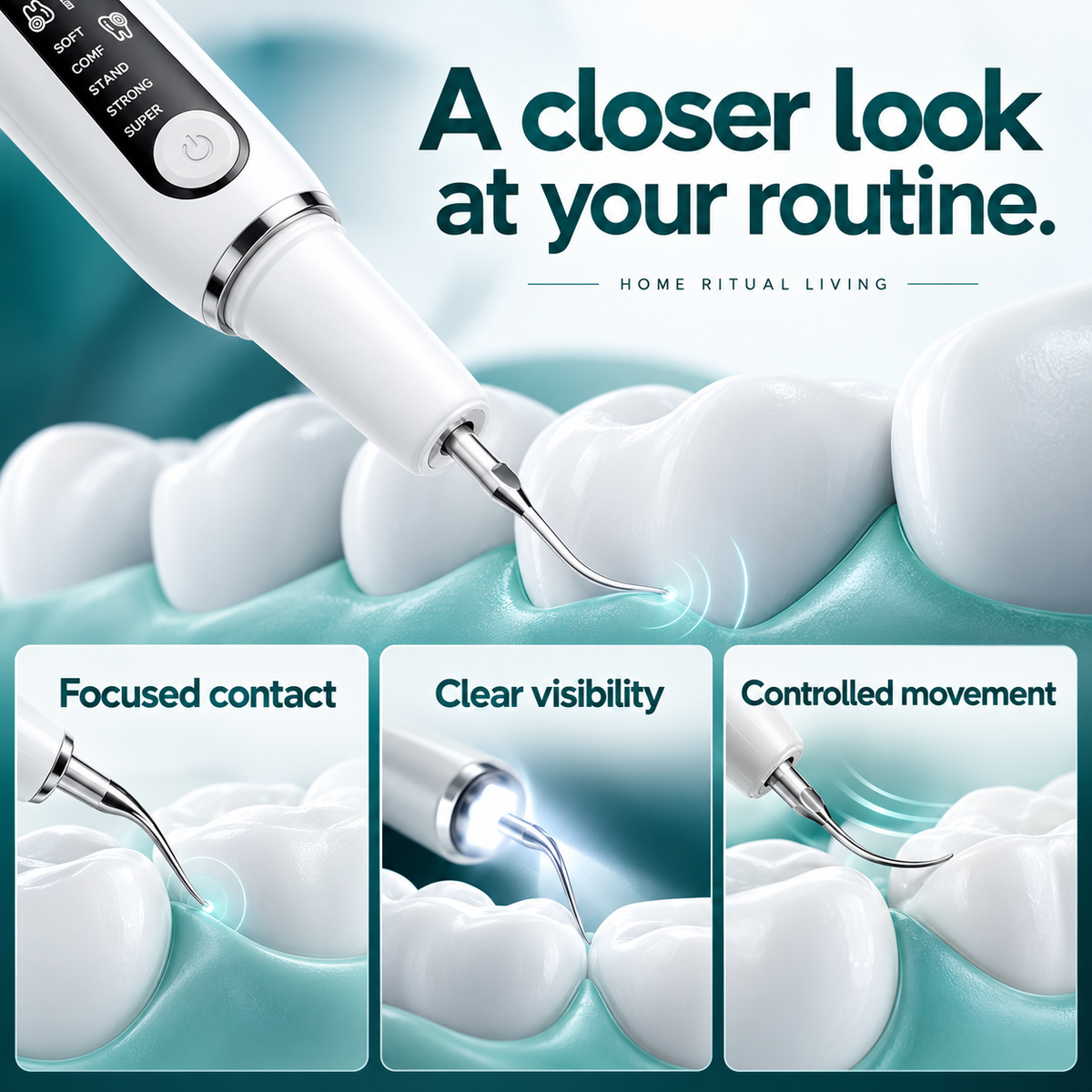 Electric Oral Cleaning Kit with LED Light