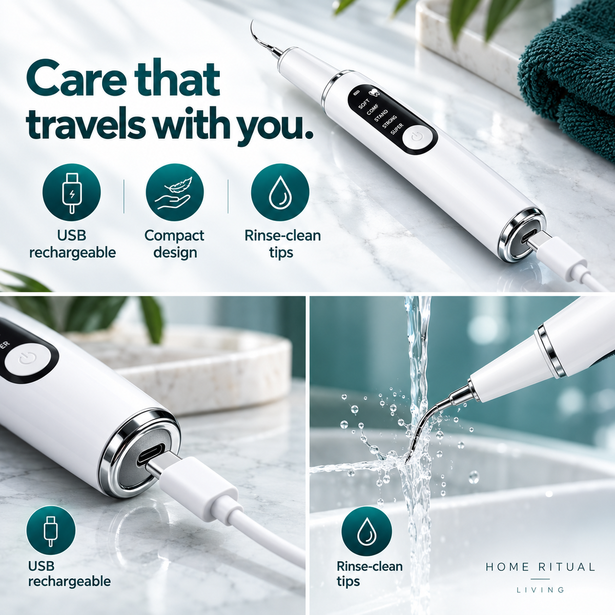 Electric Oral Cleaning Kit with LED Light